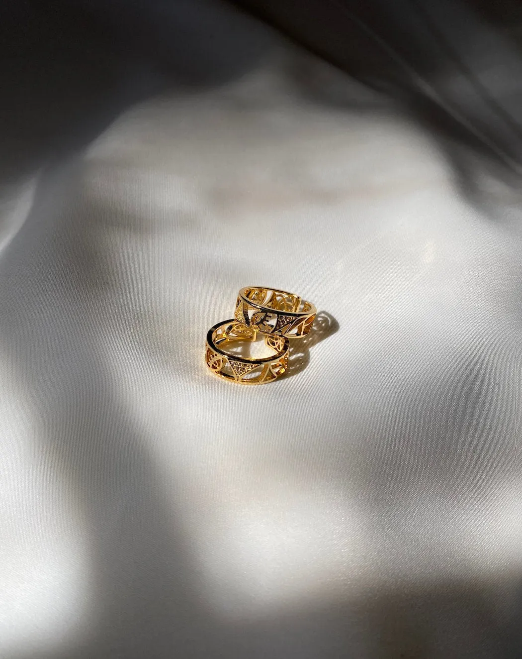 Textured Hollow Ring