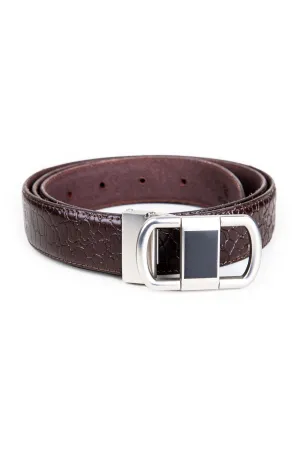 Textured Leather Belt