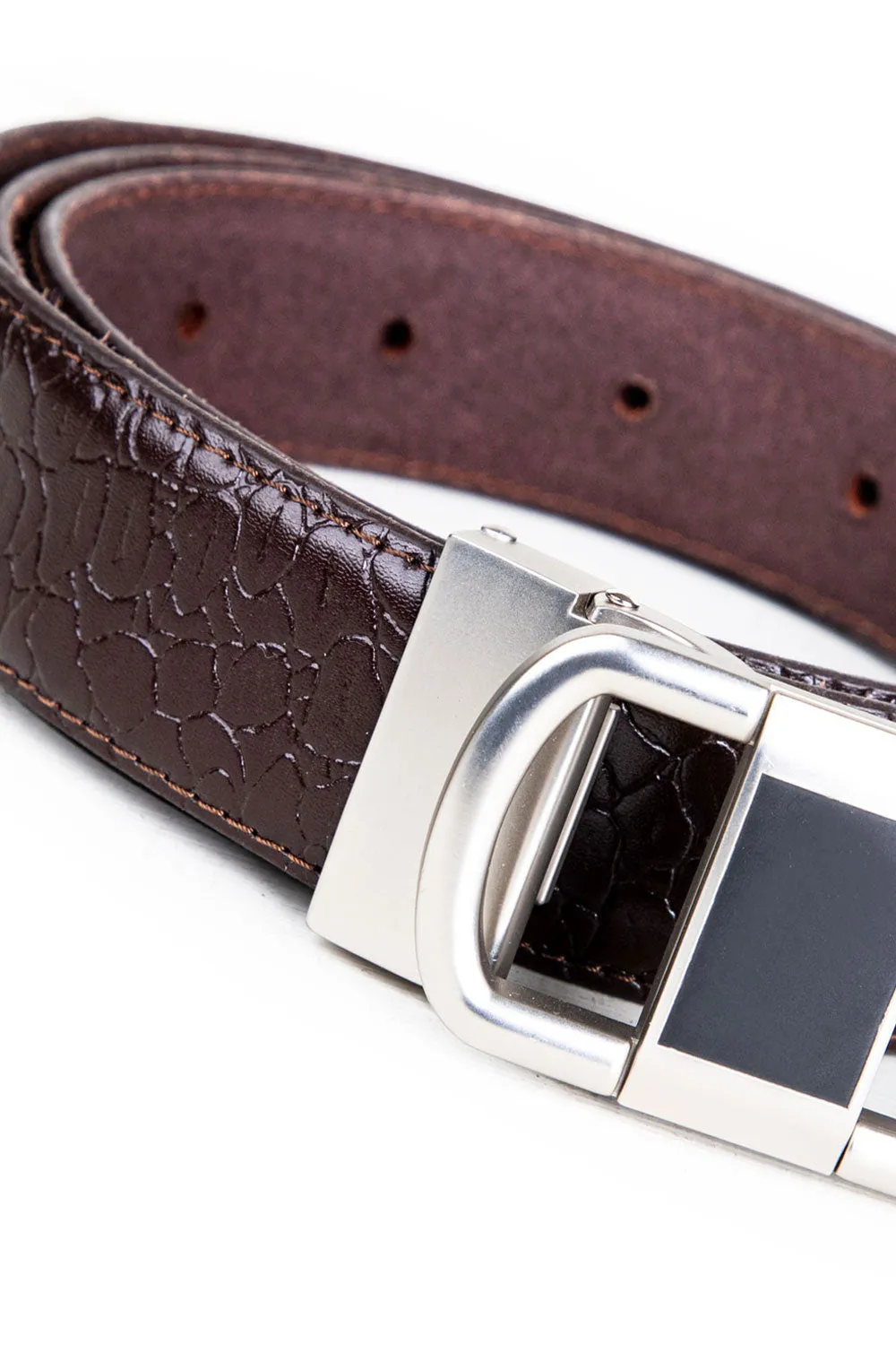 Textured Leather Belt
