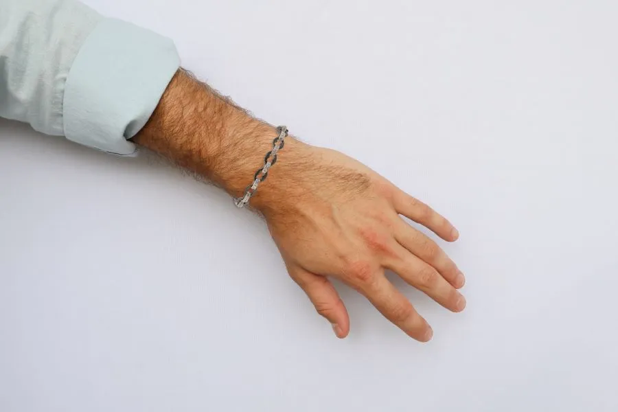 Textured Link Bracelet