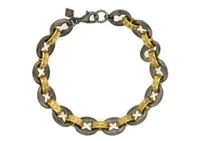 Textured Link Bracelet
