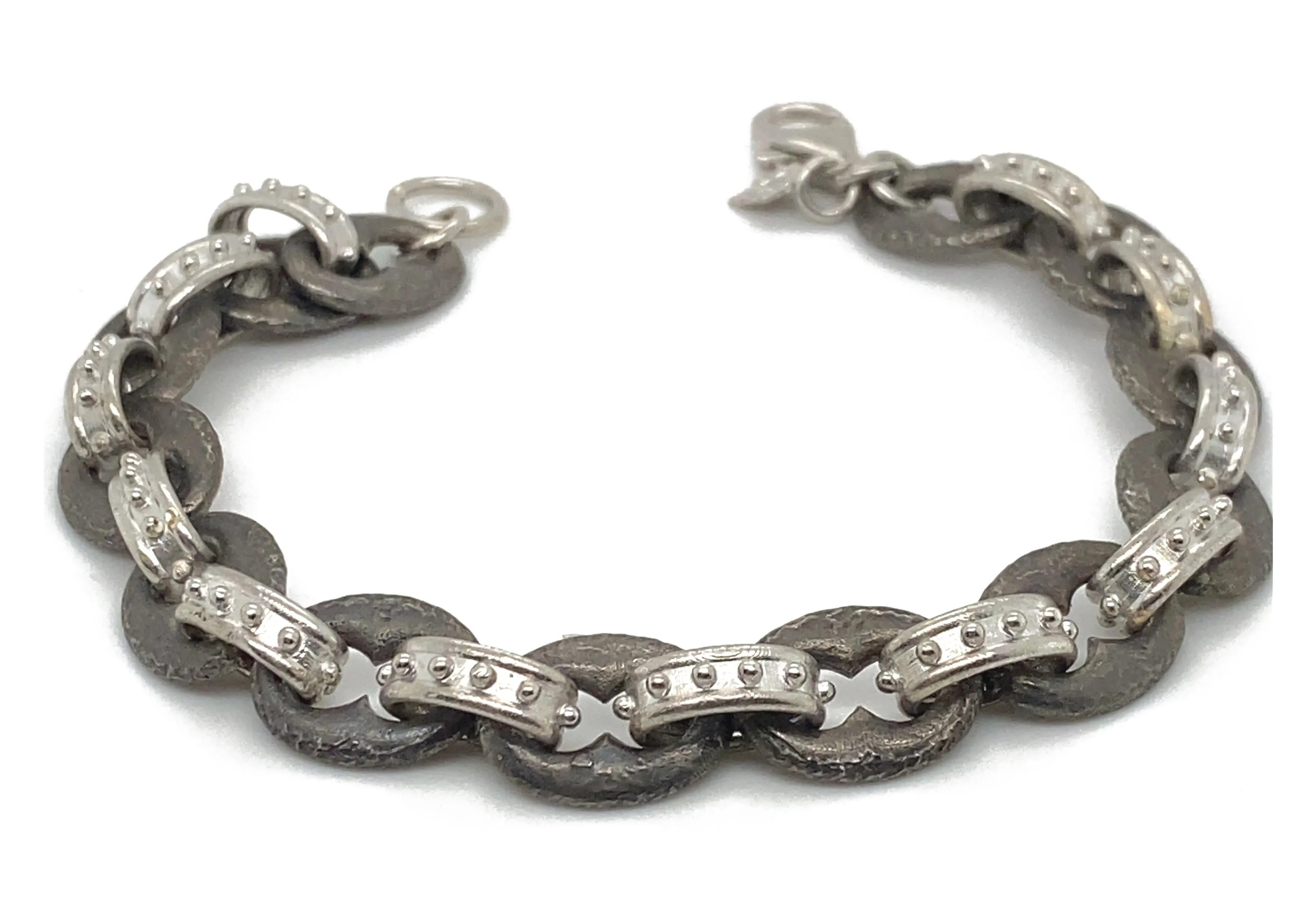 Textured Link Bracelet