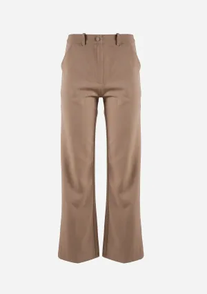 Textured Long Pant Mocha