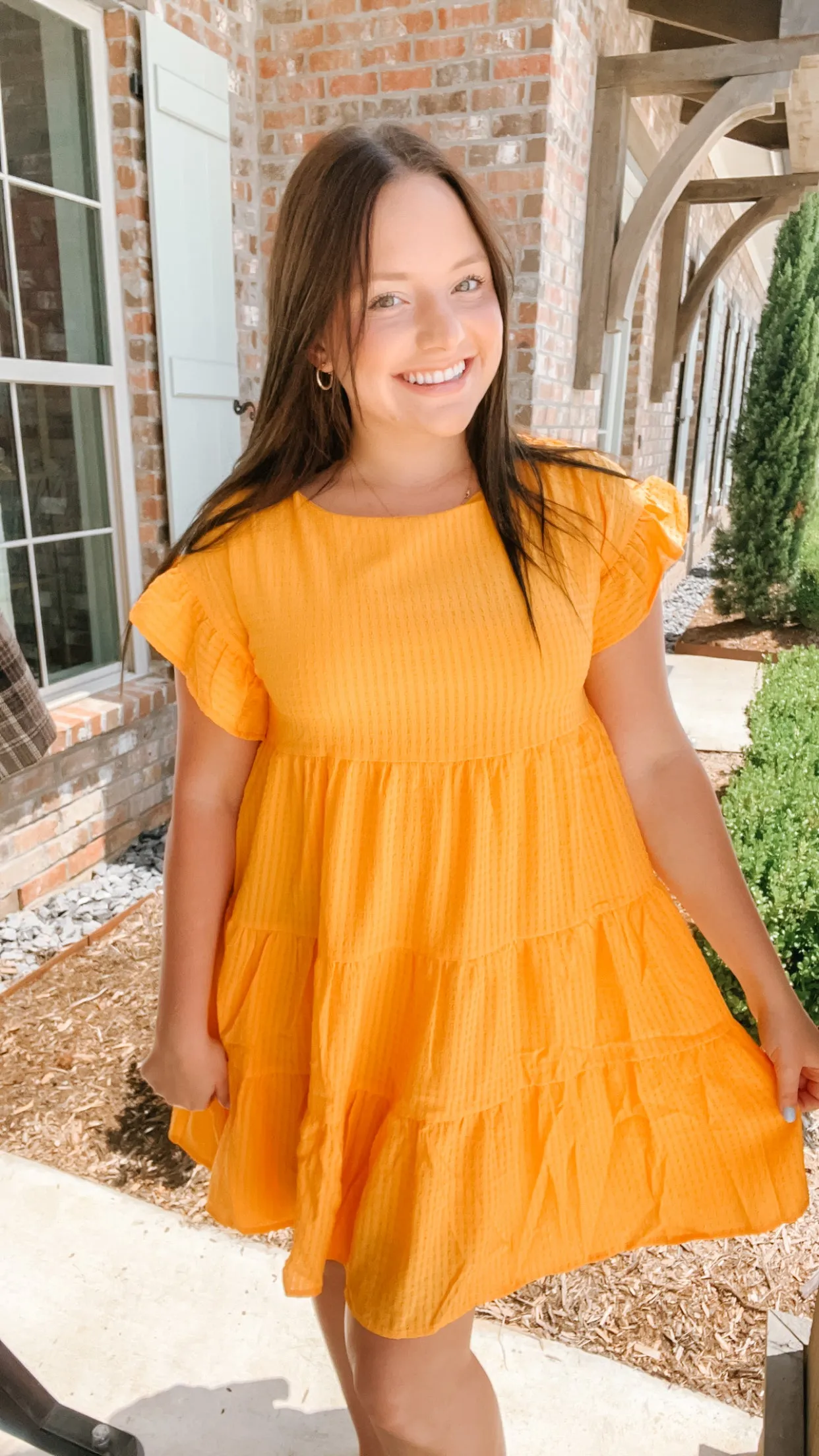 Textured Mini Dress