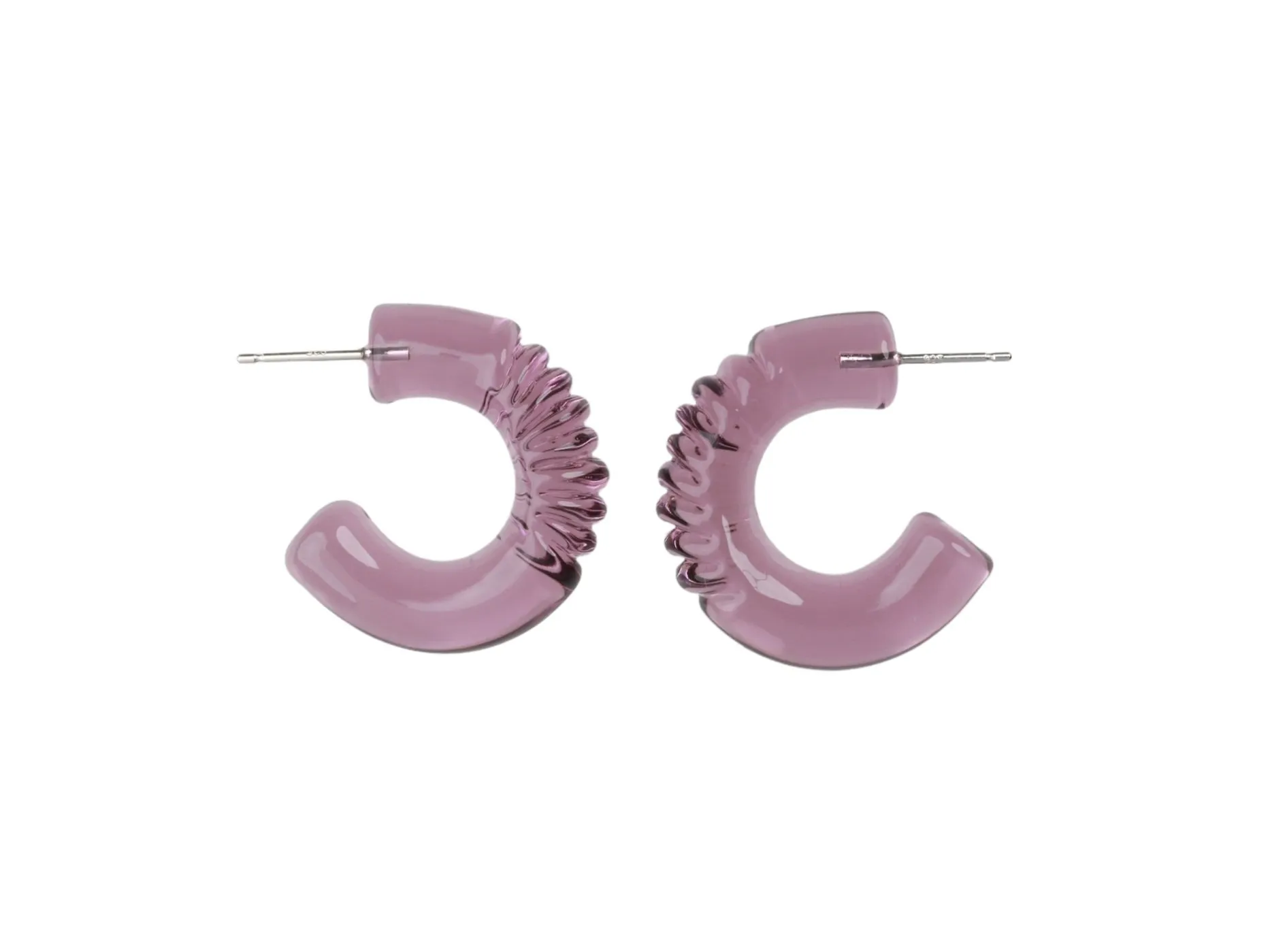 Textured Mini Hoops