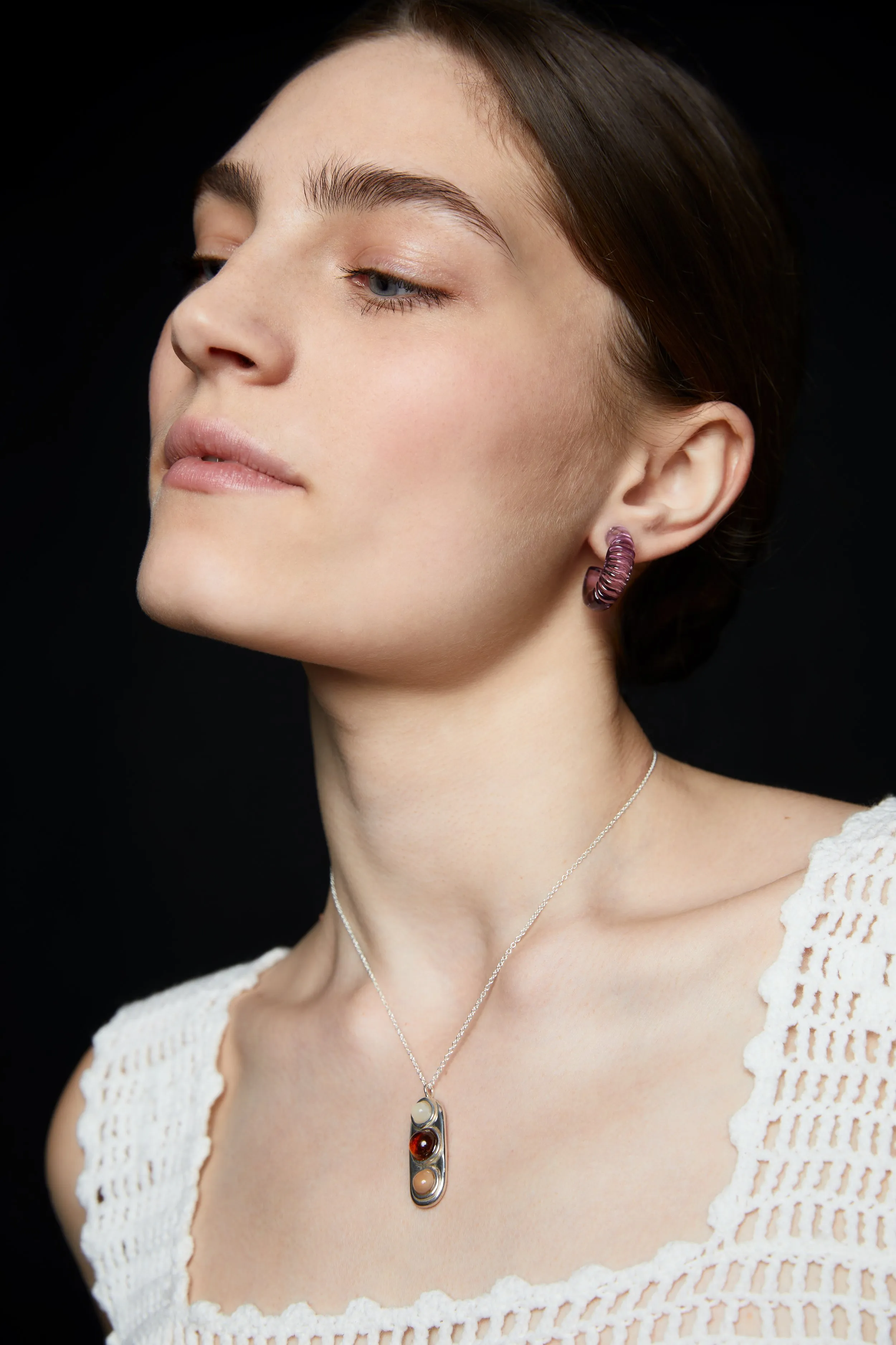 Textured Mini Hoops