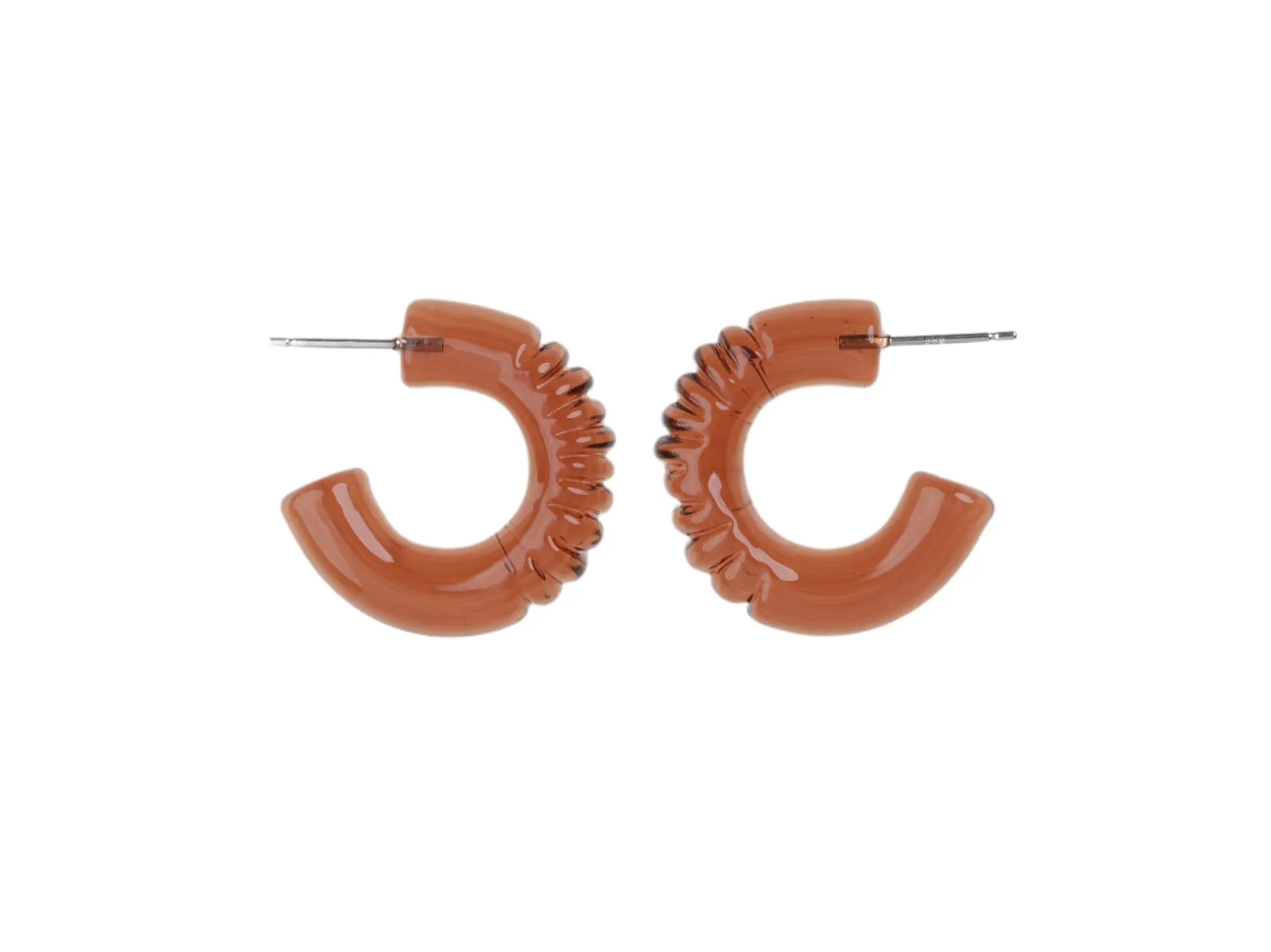 Textured Mini Hoops
