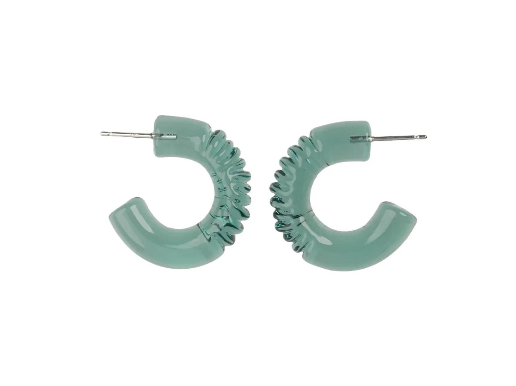 Textured Mini Hoops