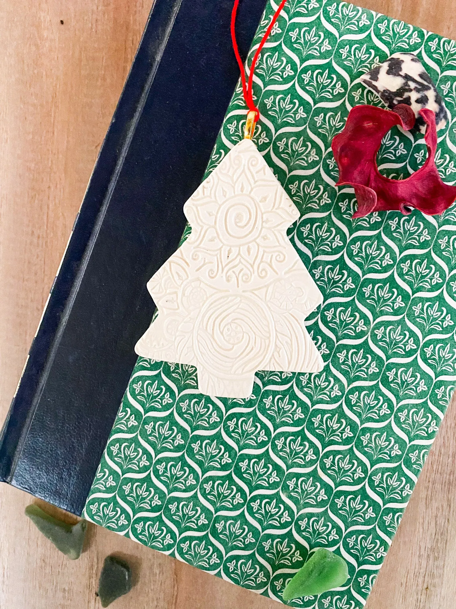 Textured Tree Ornament