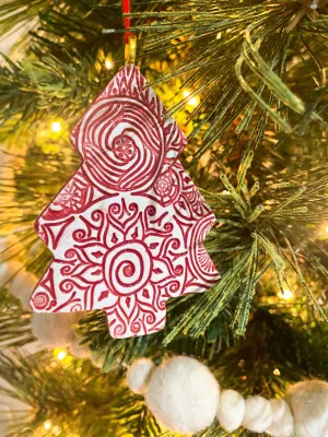 Textured Tree Ornament