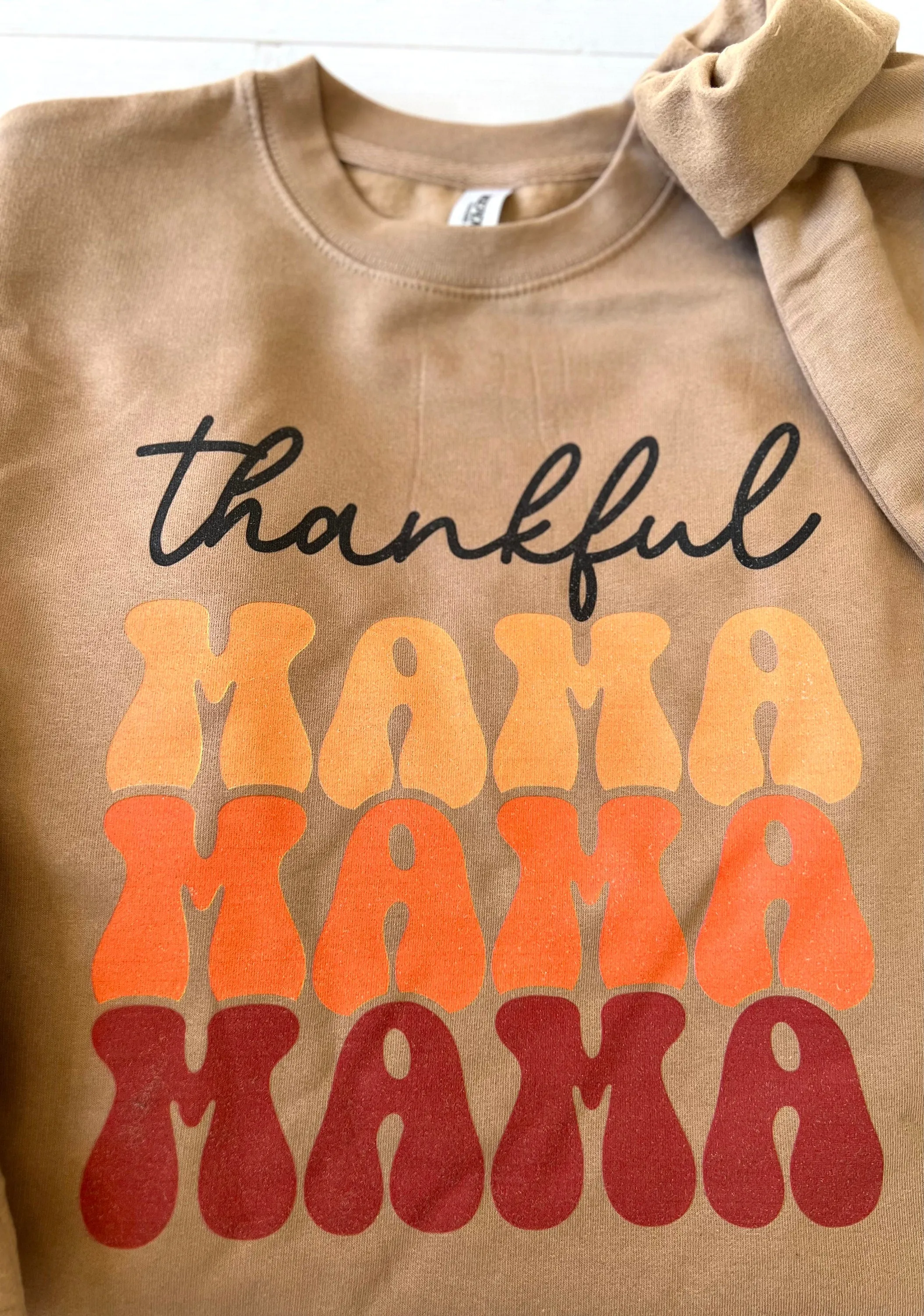 Thankful Mama Oversized Fall Sweatshirt