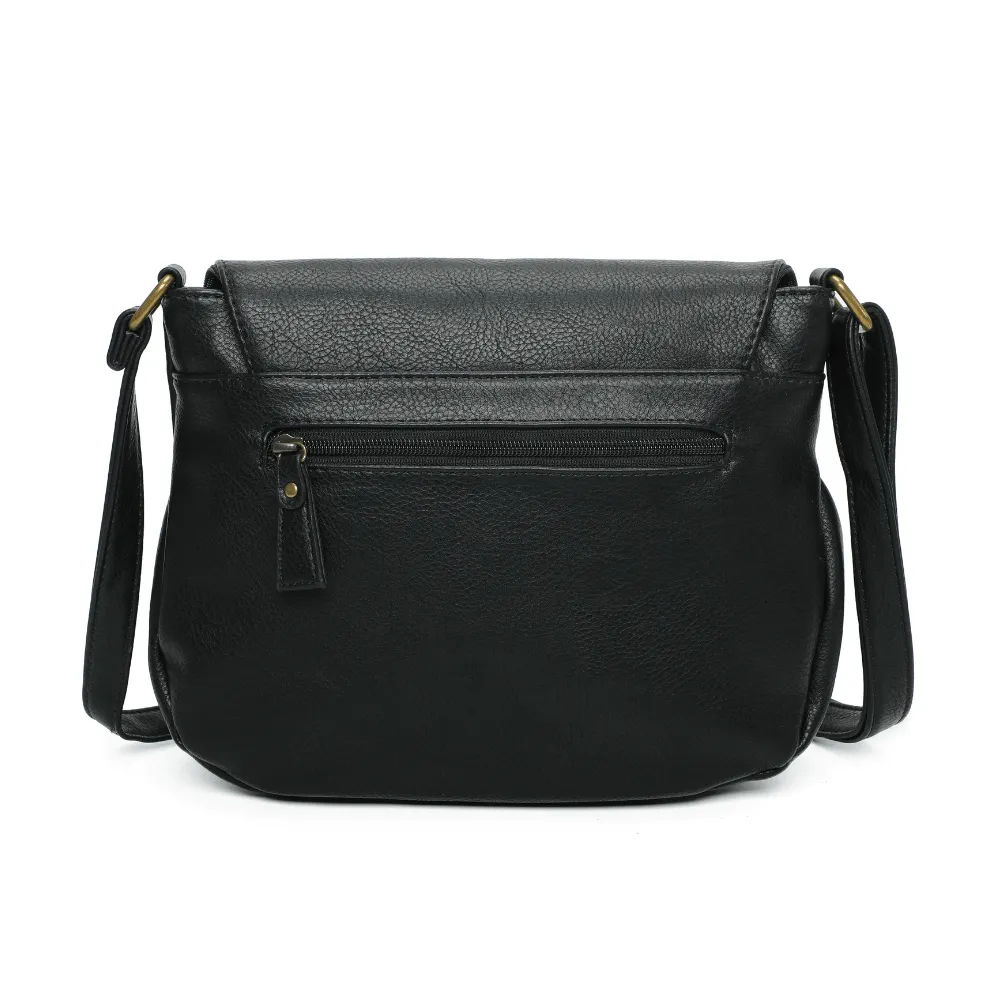 The Original Vegan Leather Shoulder Bag | Black