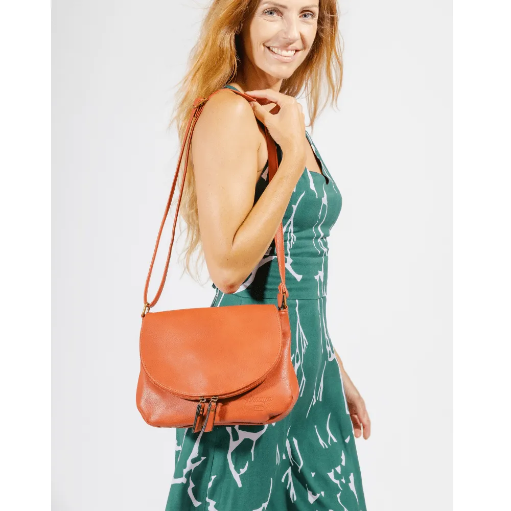 The Original Vegan Leather Shoulder Bag | Black