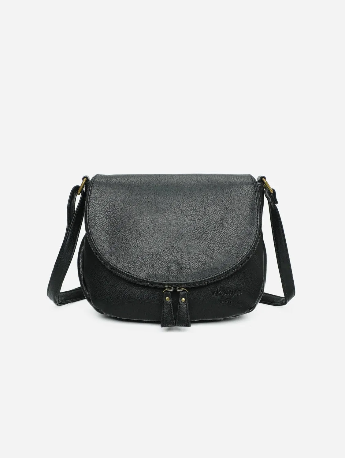 The Original Vegan Leather Shoulder Bag | Black