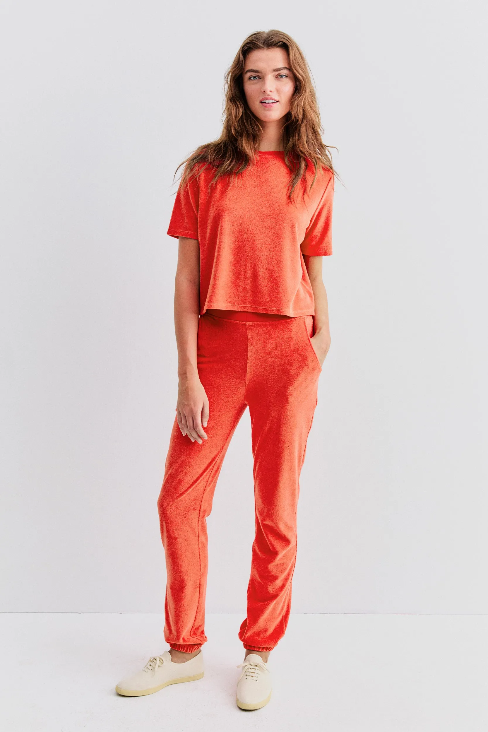 The Terry Sweatpants - Poppy