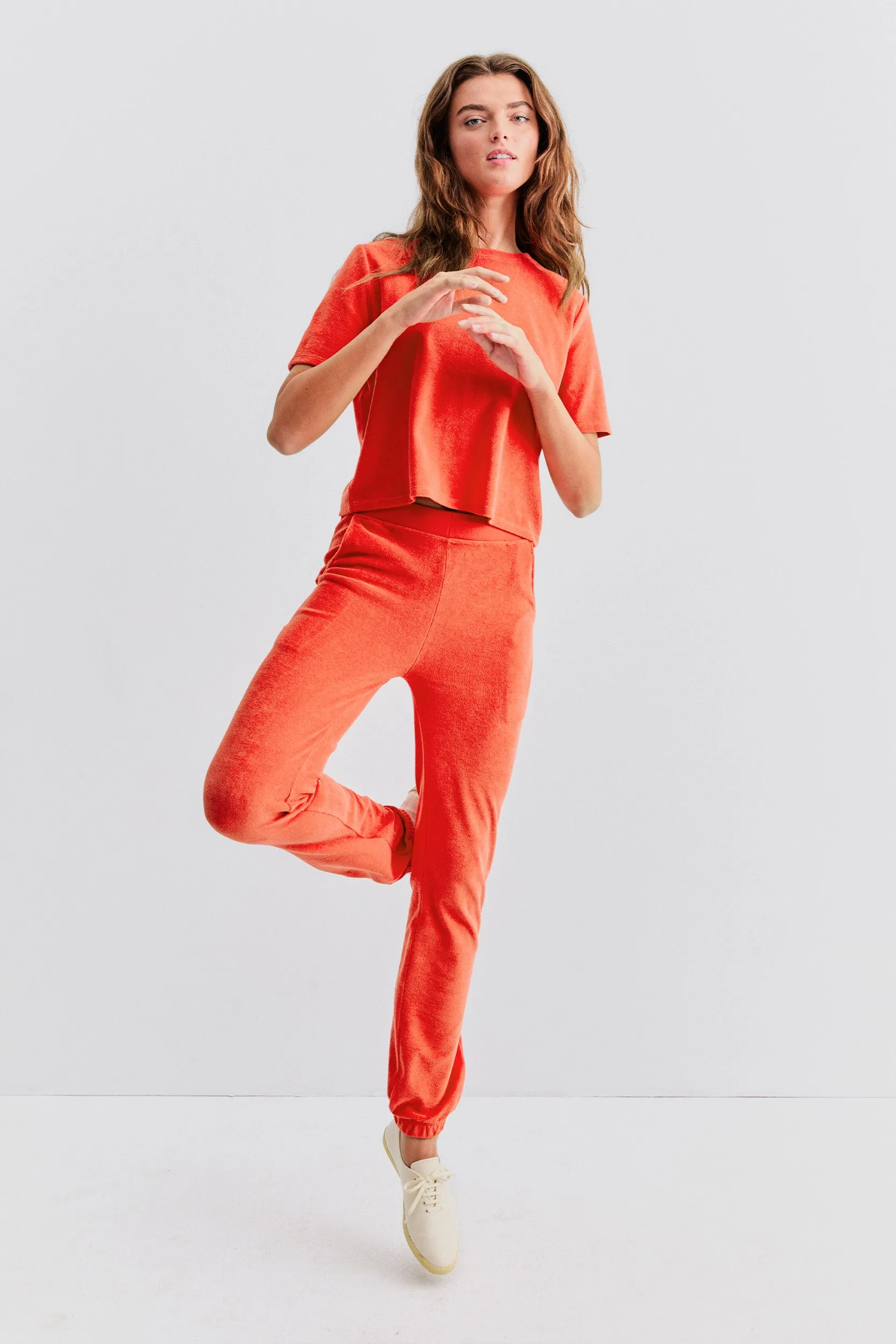 The Terry Sweatpants - Poppy
