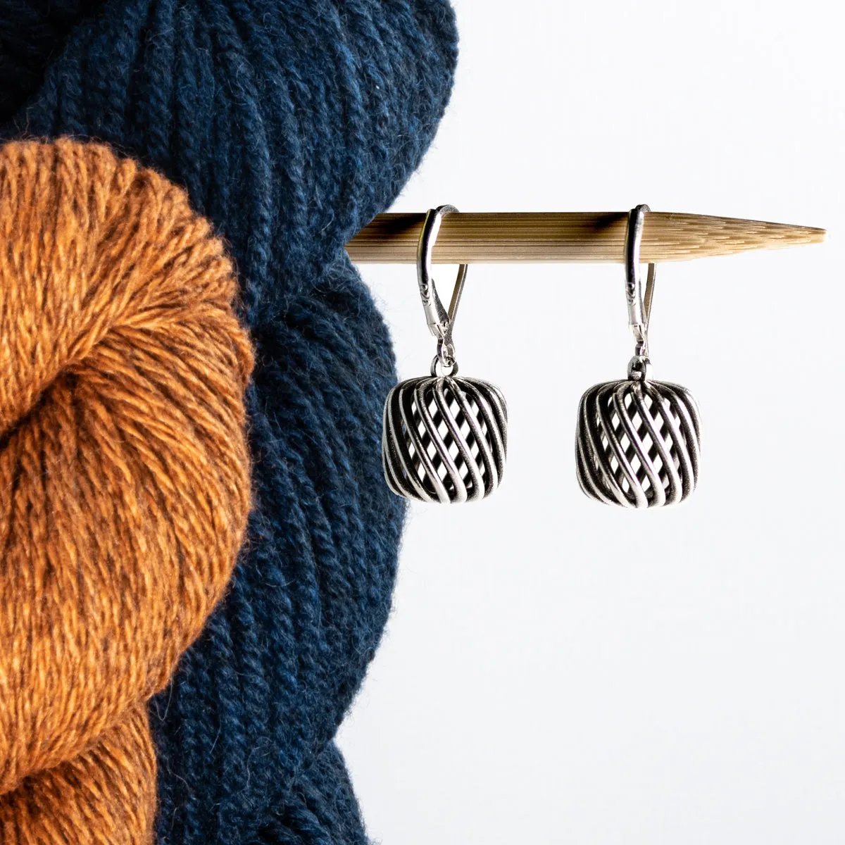 There Will Be Cake Earrings in Sterling Silver