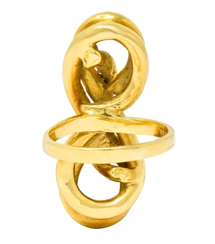 Tiffany & Co. Vintage 18 Karat Yellow Gold Twisted Ring
