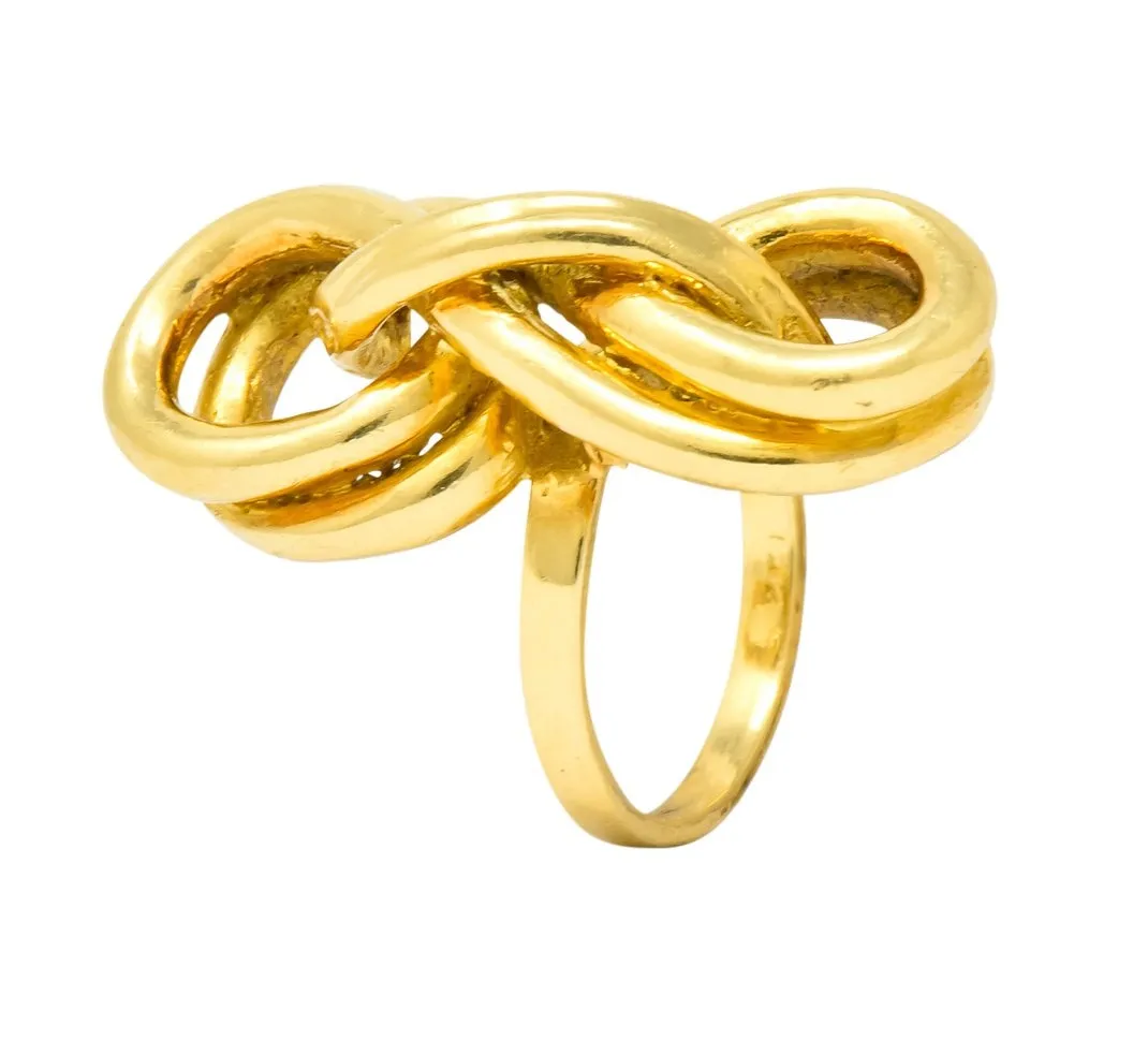 Tiffany & Co. Vintage 18 Karat Yellow Gold Twisted Ring