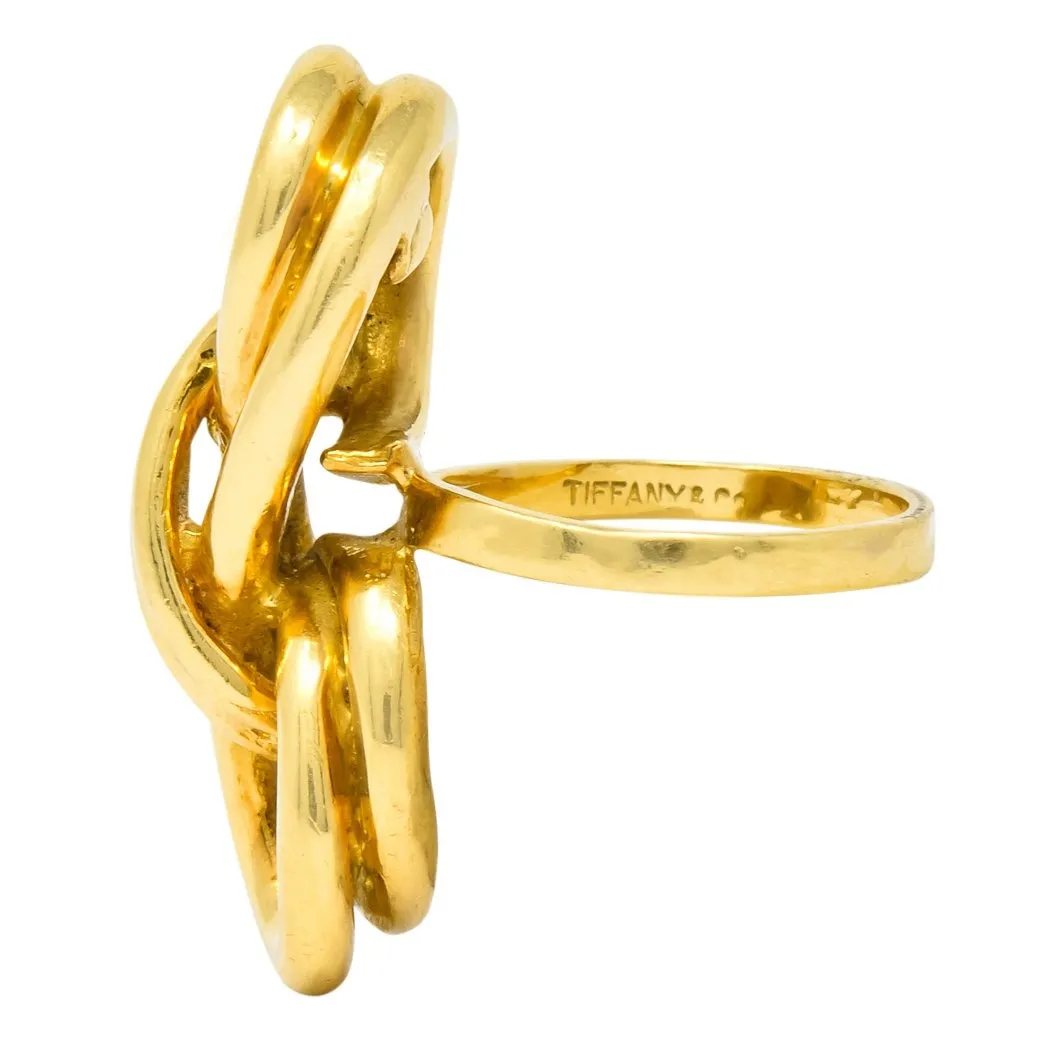 Tiffany & Co. Vintage 18 Karat Yellow Gold Twisted Ring