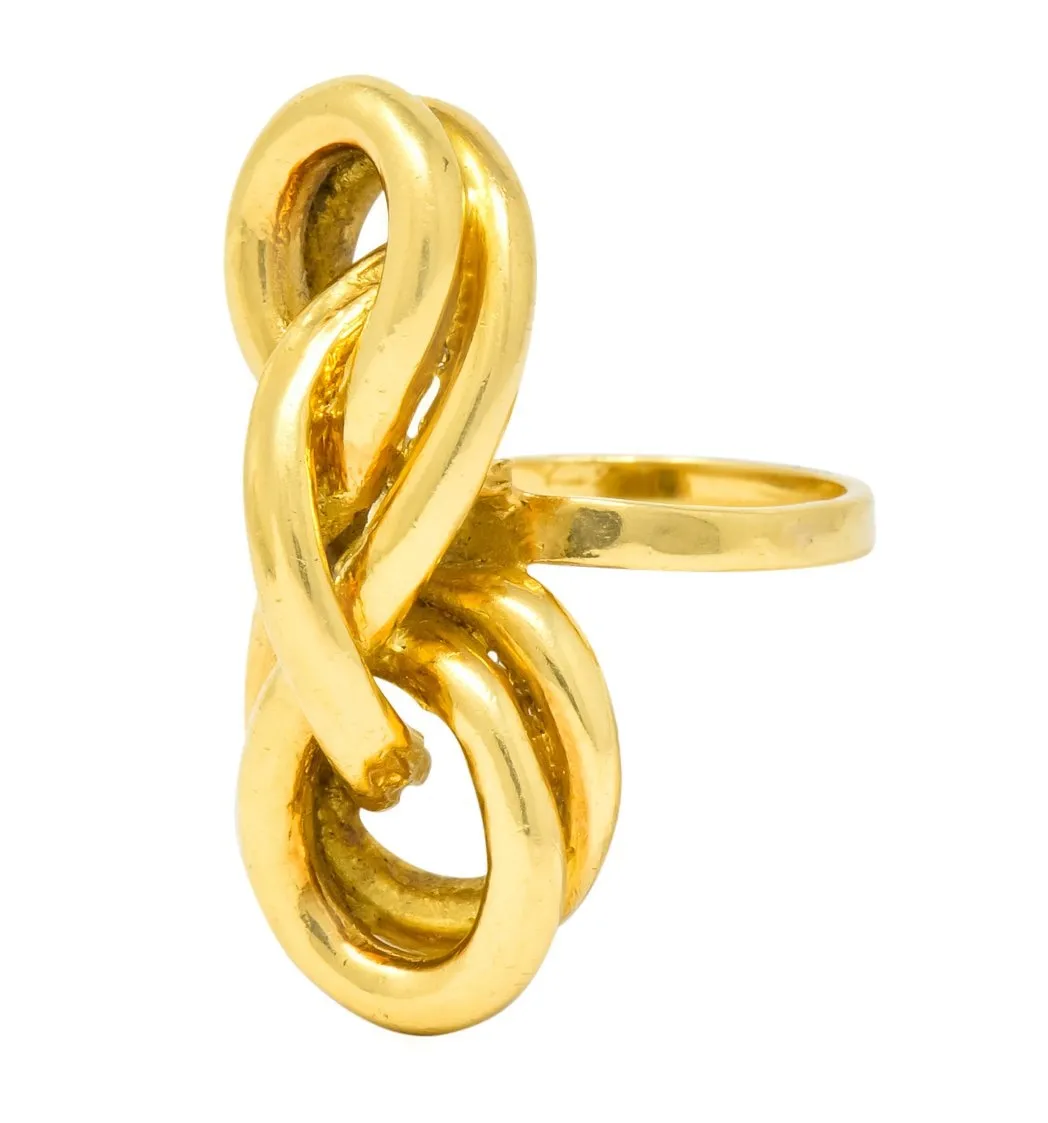 Tiffany & Co. Vintage 18 Karat Yellow Gold Twisted Ring