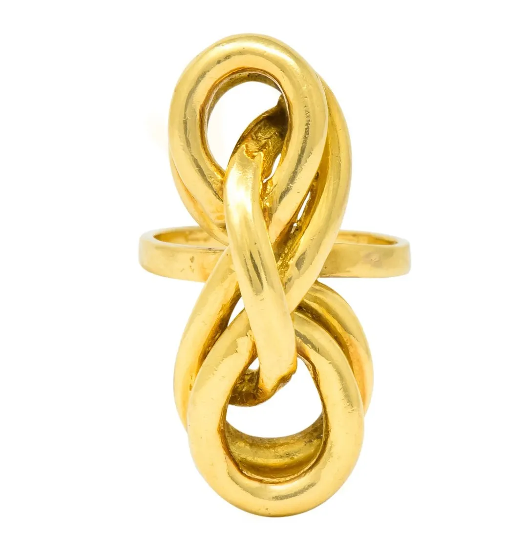 Tiffany & Co. Vintage 18 Karat Yellow Gold Twisted Ring