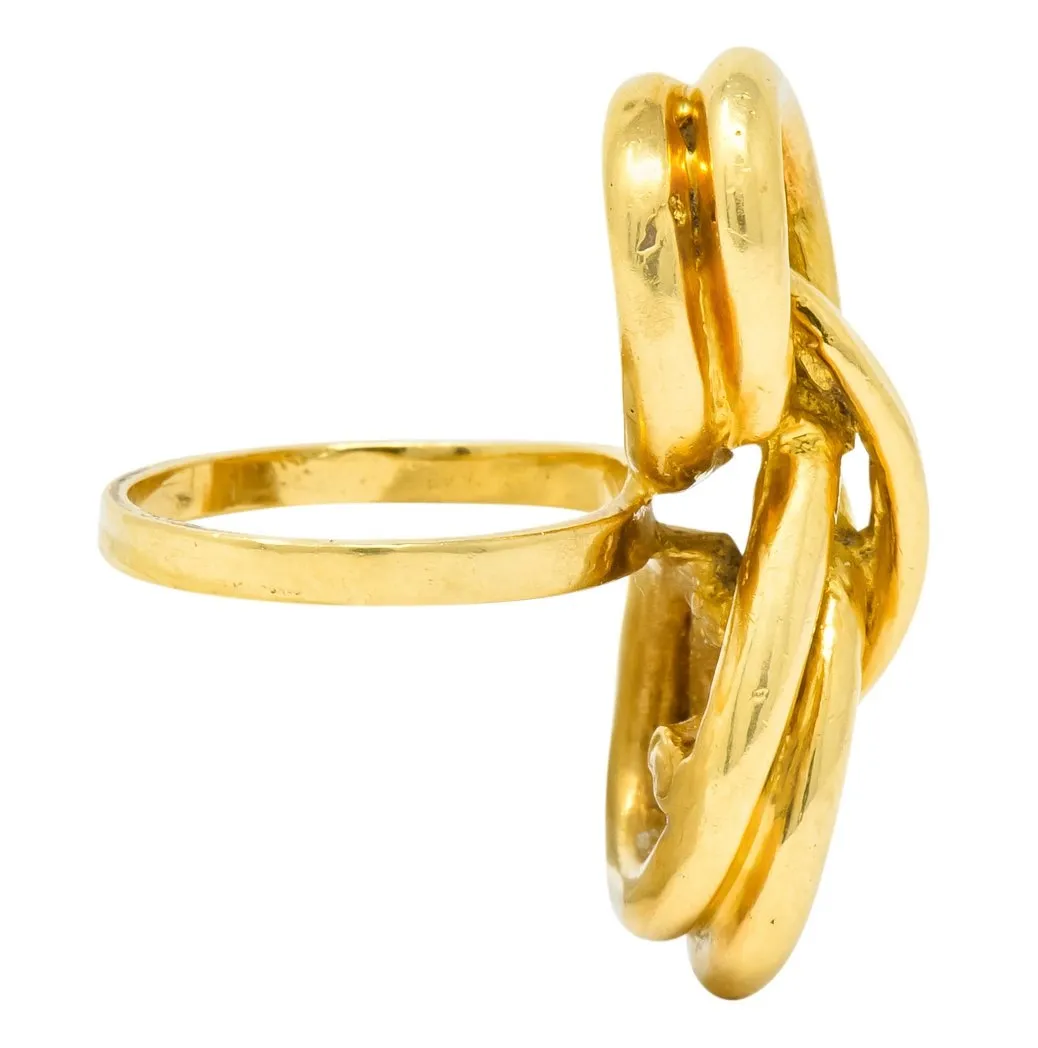 Tiffany & Co. Vintage 18 Karat Yellow Gold Twisted Ring
