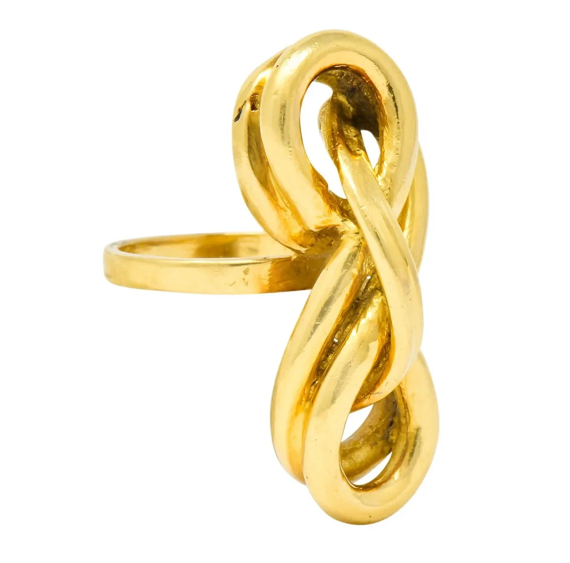 Tiffany & Co. Vintage 18 Karat Yellow Gold Twisted Ring