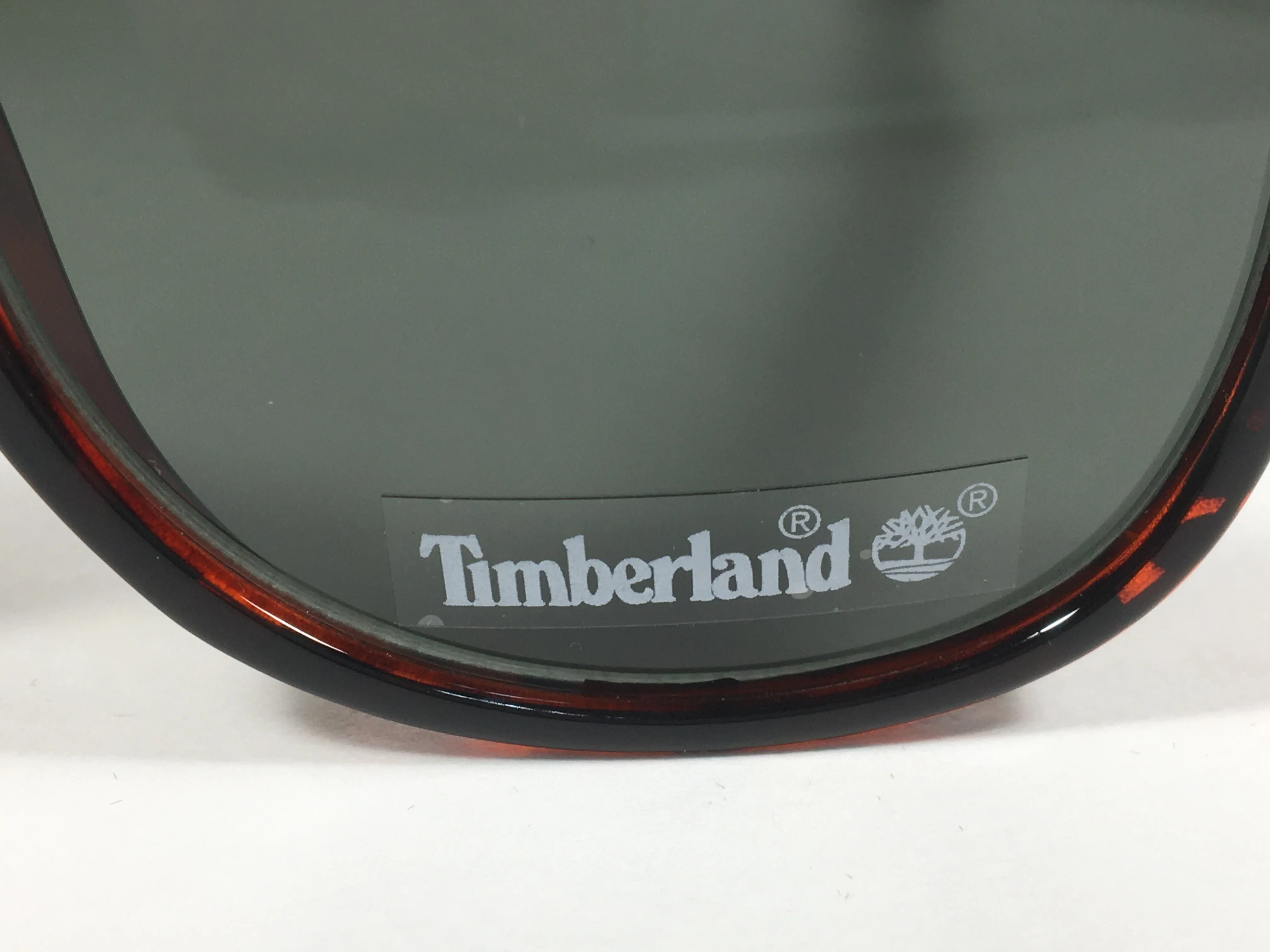 Timberland Square Sunglasses Dark Brown Tortoise Frame Green Lens TB7154 52N
