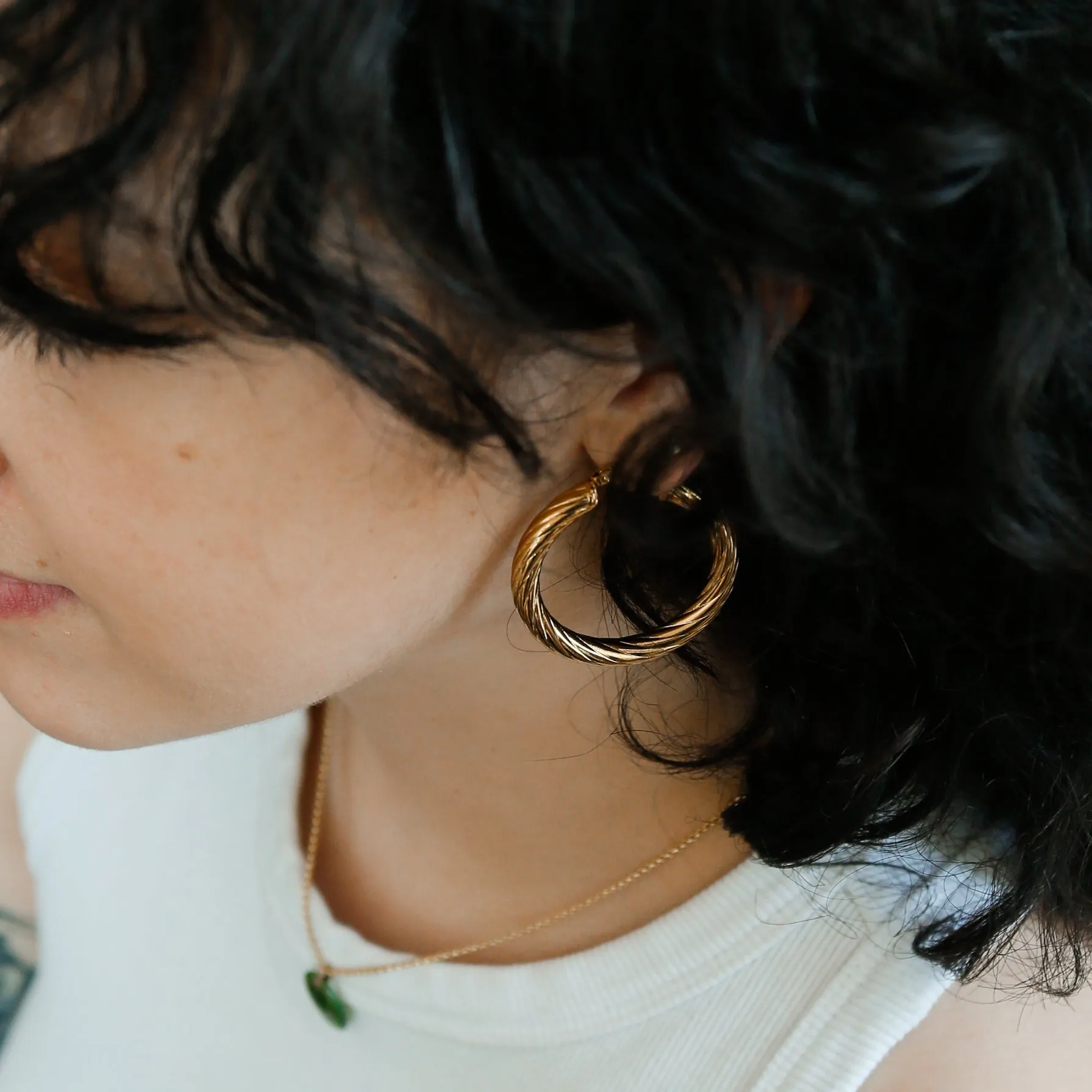 Tina Hoops | Silver