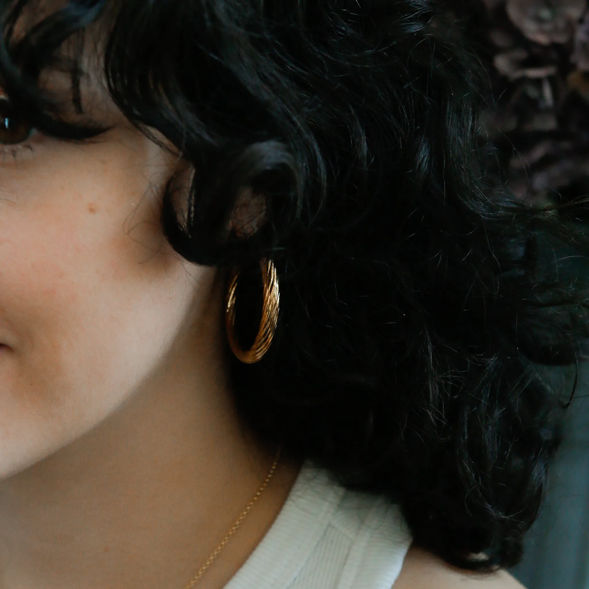 Tina Hoops | Silver