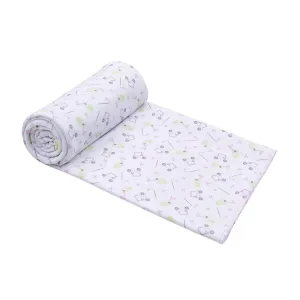TINY TEE TIME GIRL PRINTED SWADDLE
