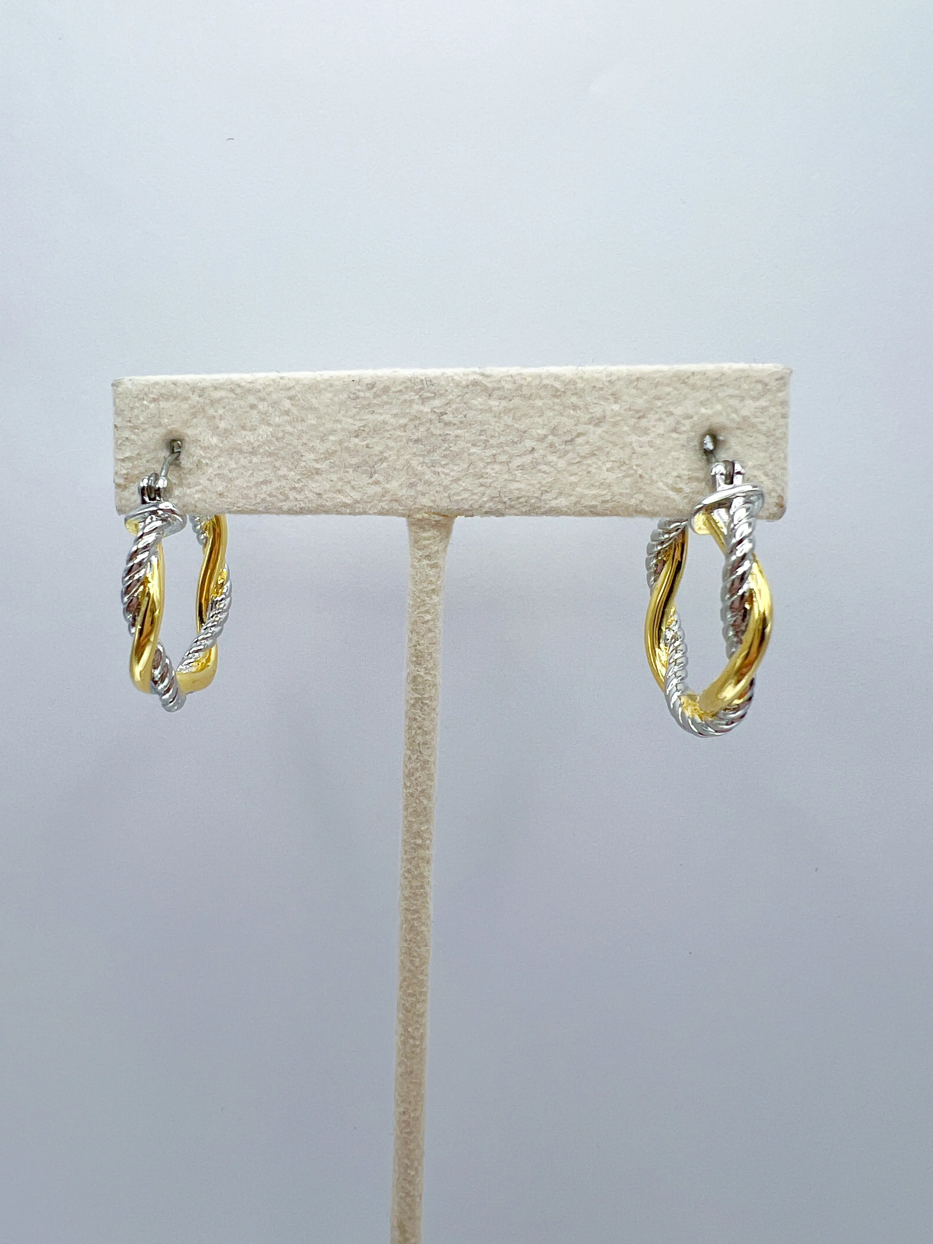 Together Twisted Hoops