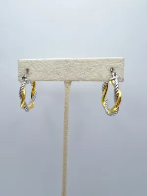 Together Twisted Hoops