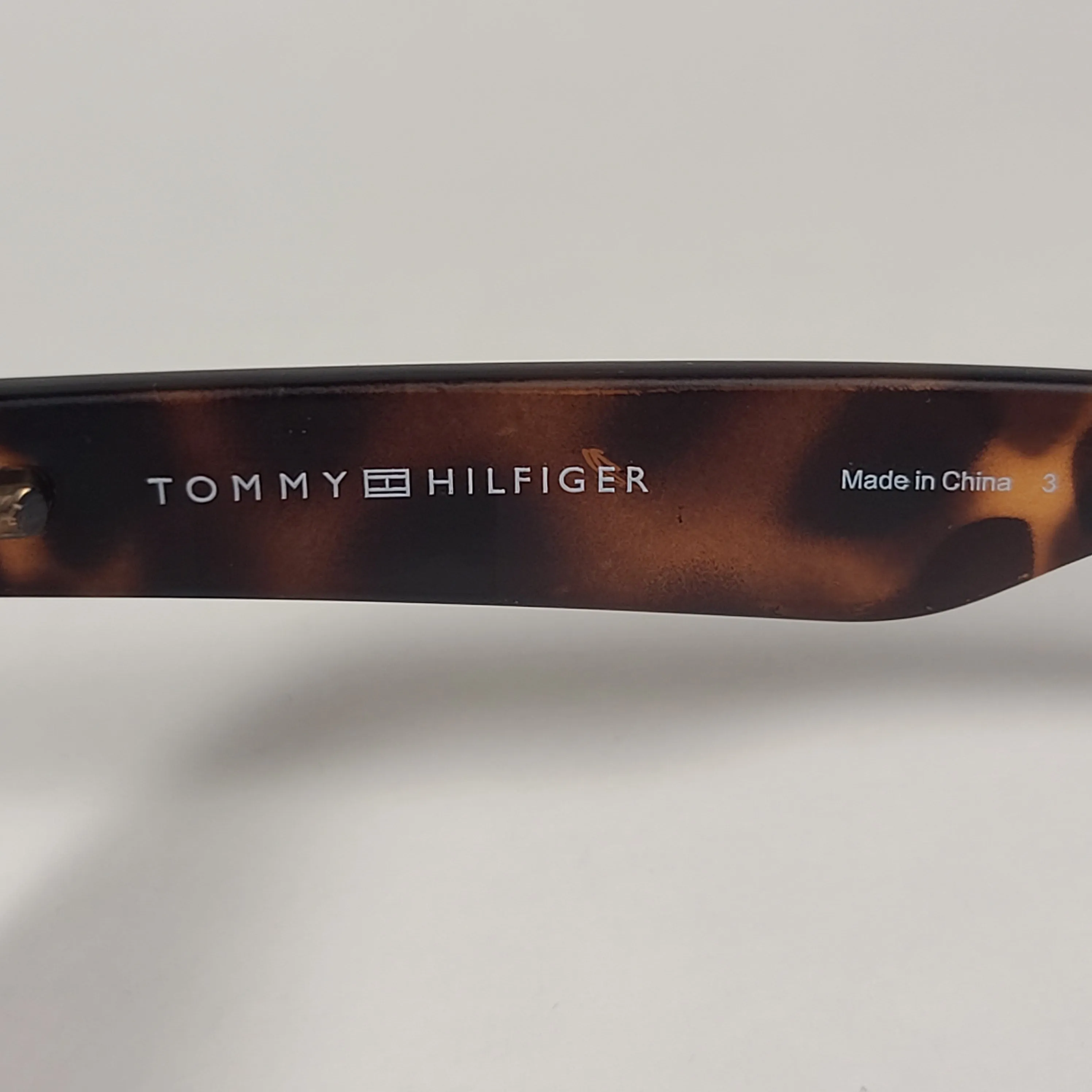 Tommy Hilfiger "Tanner" Square Sunglasses Brown Tort Havana Brown Lens MP OM302