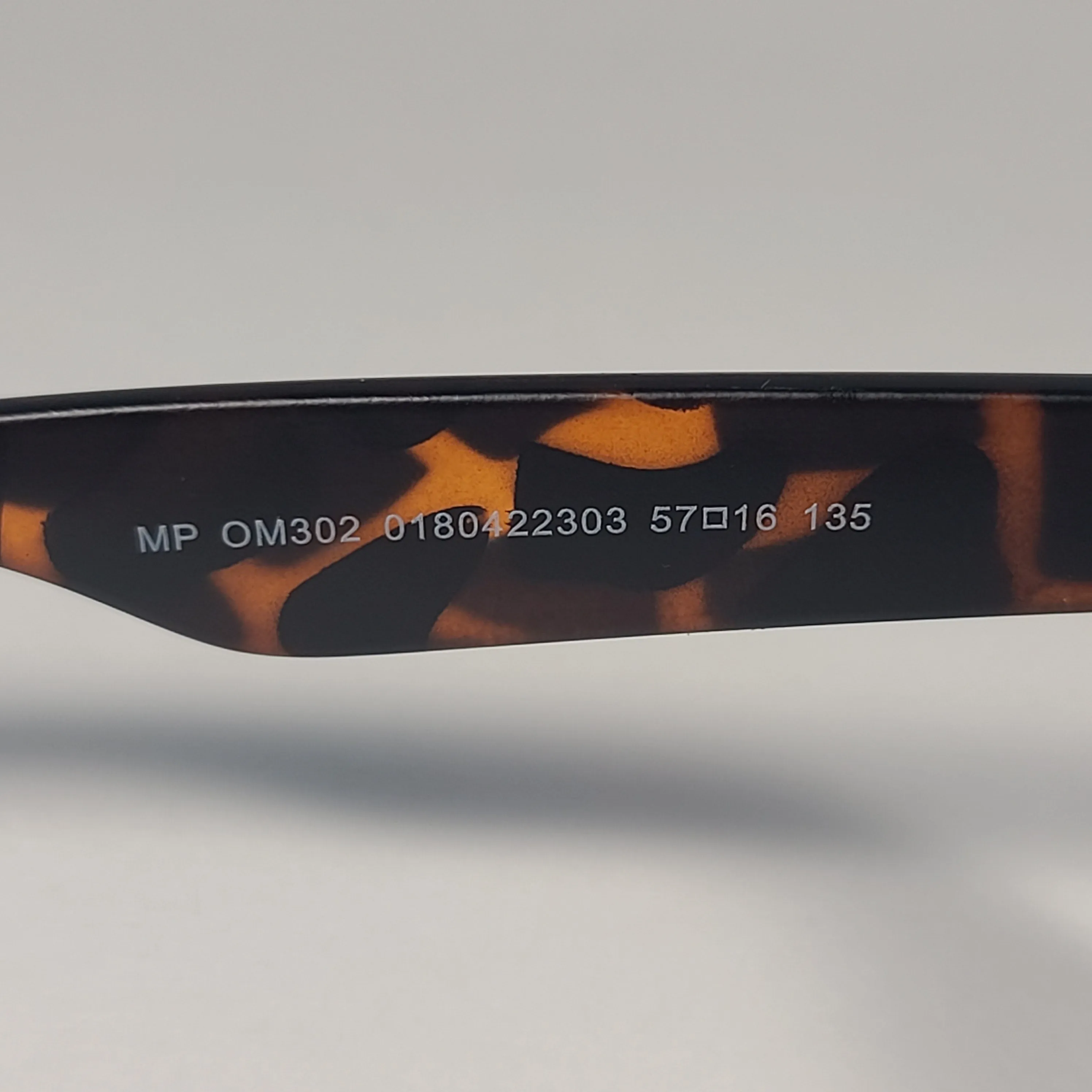 Tommy Hilfiger "Tanner" Square Sunglasses Brown Tort Havana Brown Lens MP OM302