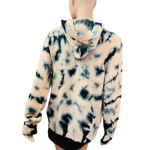 Torrid Everyday Plush Cardigan Hooded Raglan Tie Dye Sweater Size 1X Full Zip