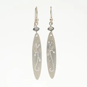 Treescape Leaf Textured Earrings
