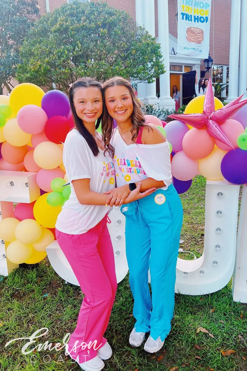 Tri Delta Loves St. Jude Colorful Slouchy Tee