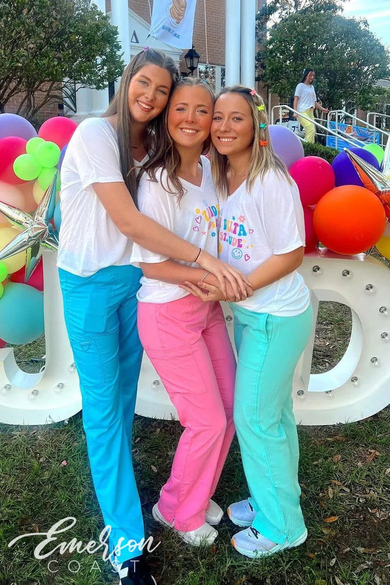 Tri Delta Loves St. Jude Colorful Slouchy Tee