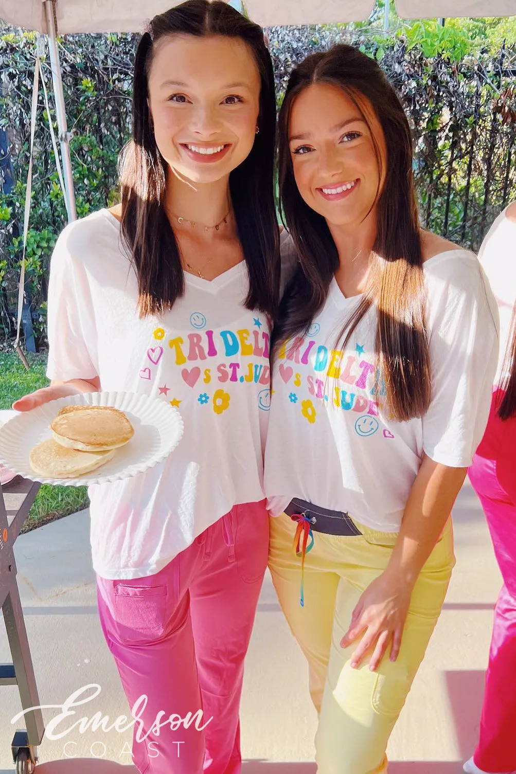 Tri Delta Loves St. Jude Colorful Slouchy Tee