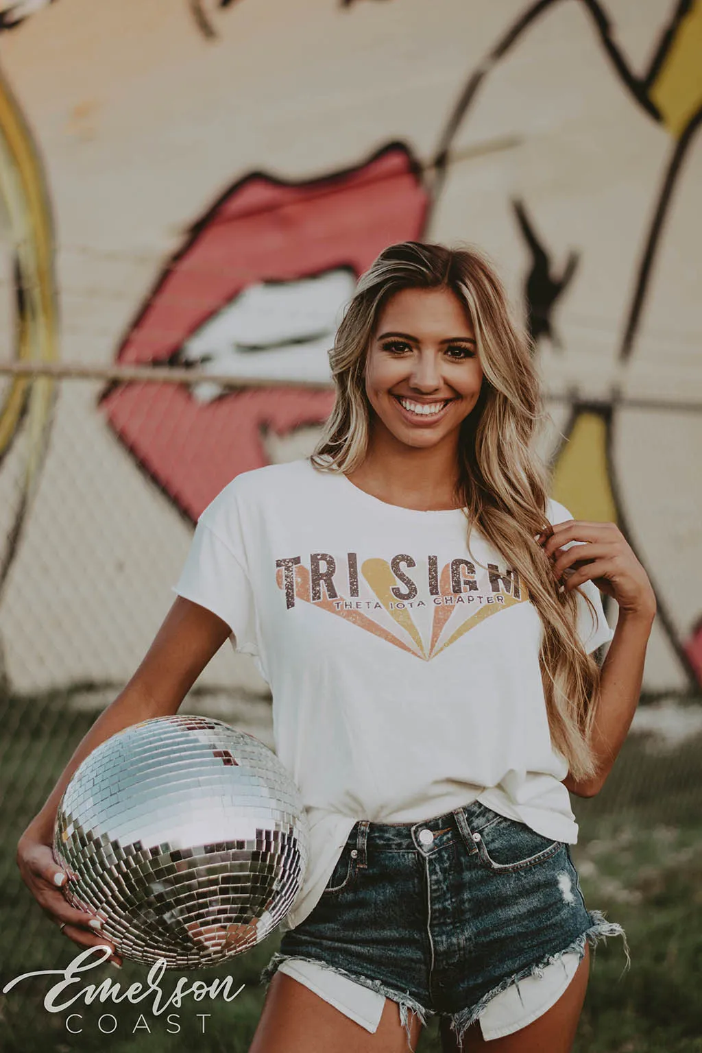 Tri Sigma Retro PR Tshirt