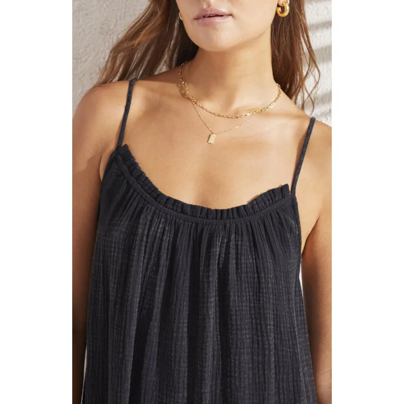 Tribal Maxi Dress w/ Frill and Pockets