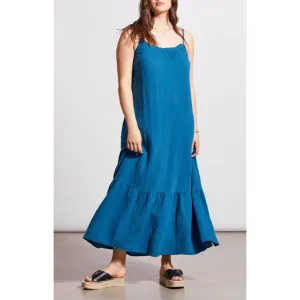 Tribal Maxi Dress w/ Frill and Pockets