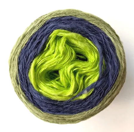 Trio yarn cakes