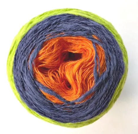 Trio yarn cakes
