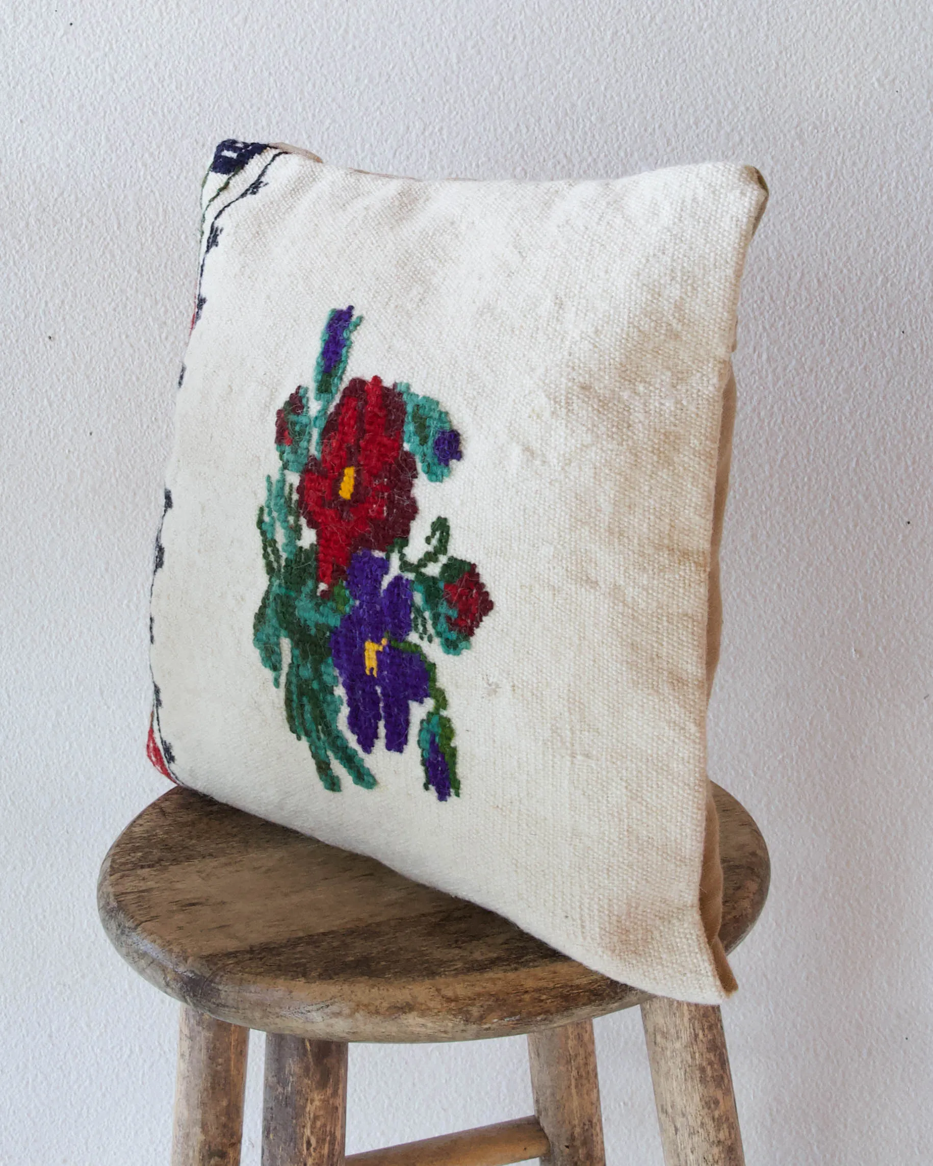 Turkish Kilim Pillow 16"x16"