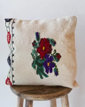Turkish Kilim Pillow 16"x16"