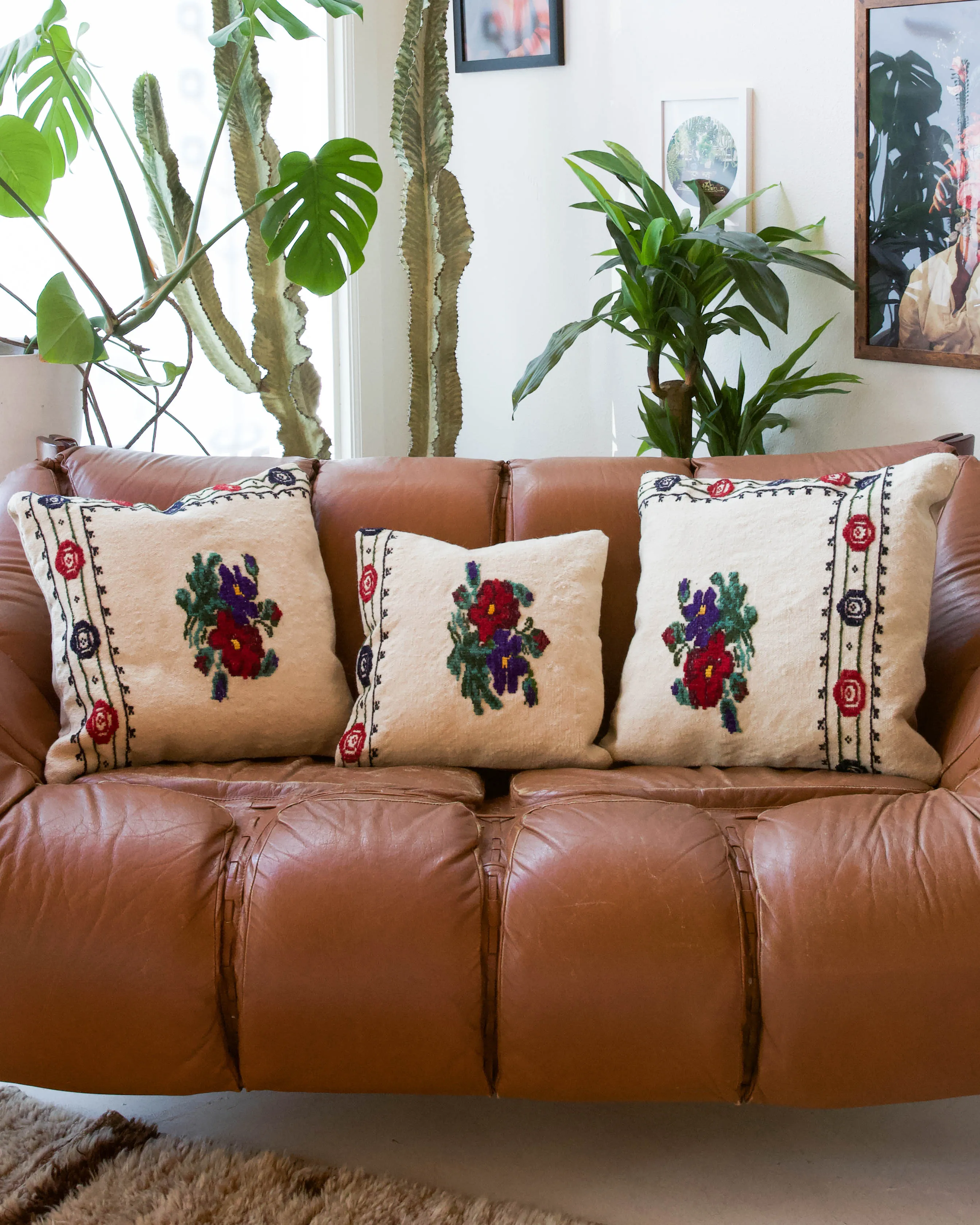 Turkish Kilim Pillow 16"x16"