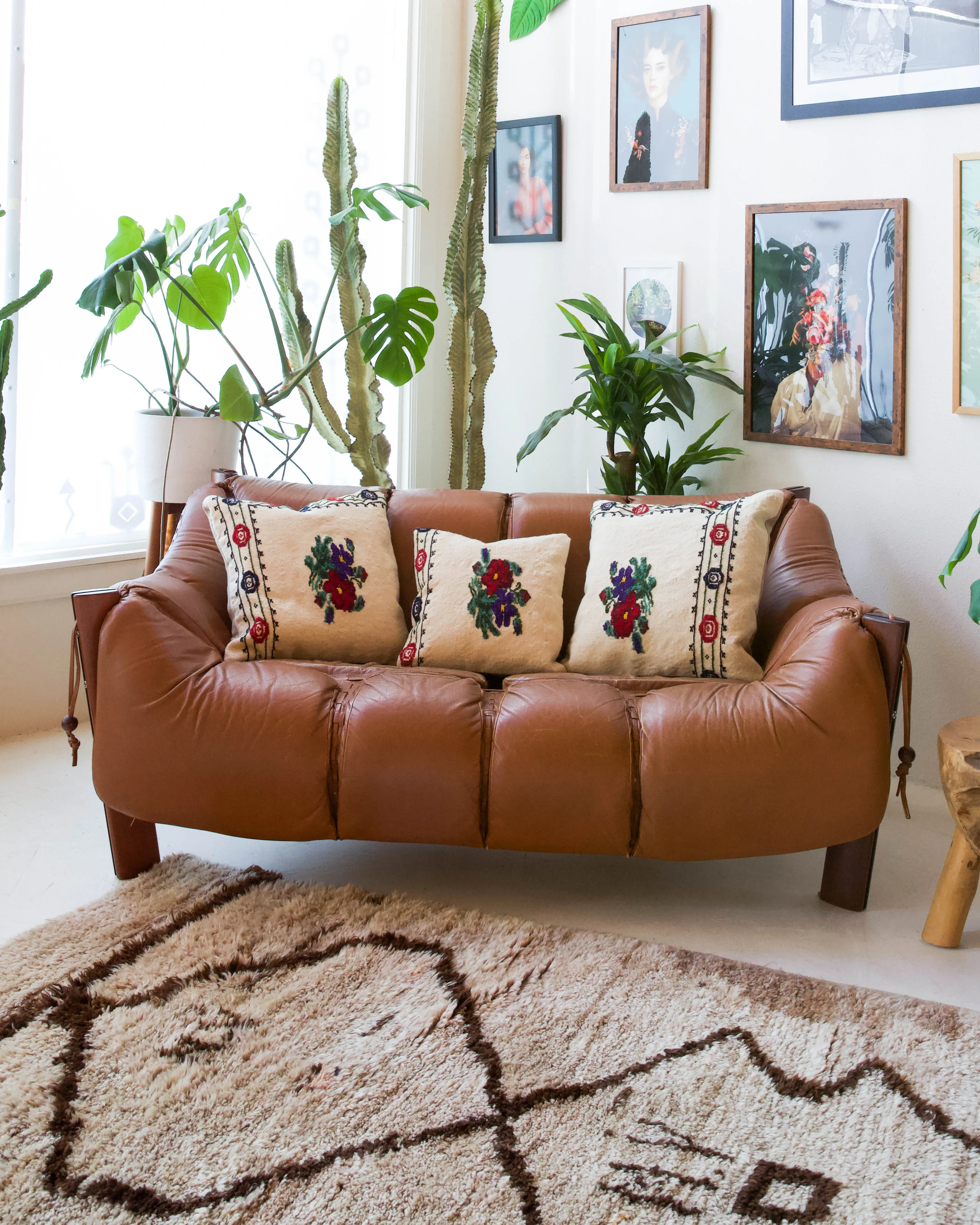 Turkish Kilim Pillow 16"x16"